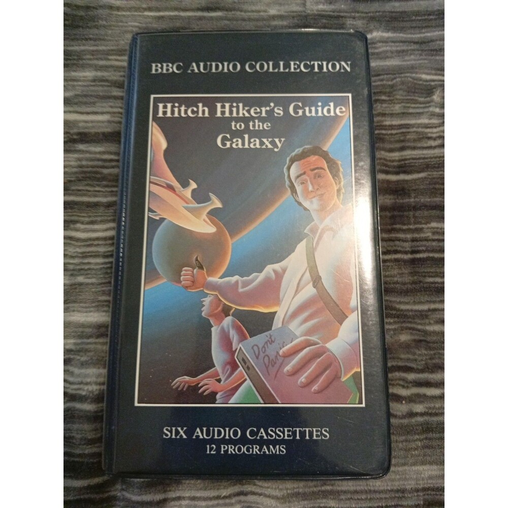 Hitch Hiker's Guide to the Galaxy 6 Cassette Audiobook 1988 BBC Collection